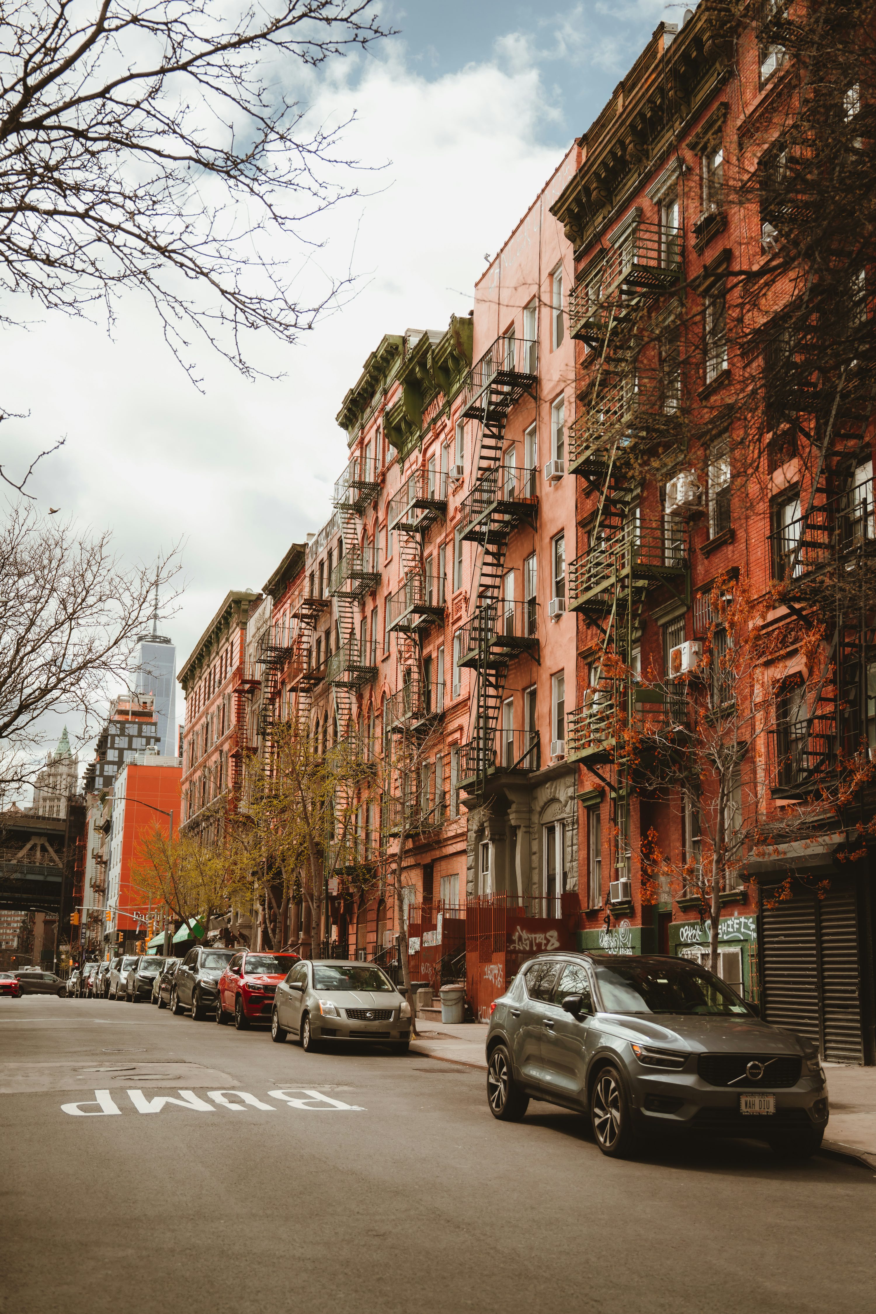 NYC street frontage and sidewalk setting for Bronx concrete service work