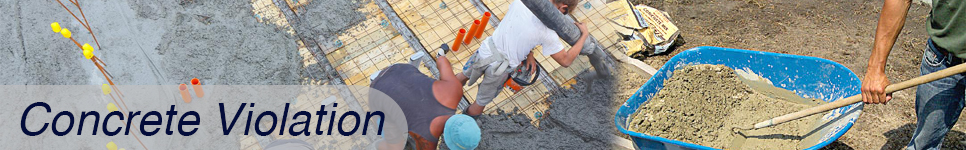 Concrete violation correction in NYC